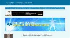 Desktop Screenshot of prirodnilijekovi.net